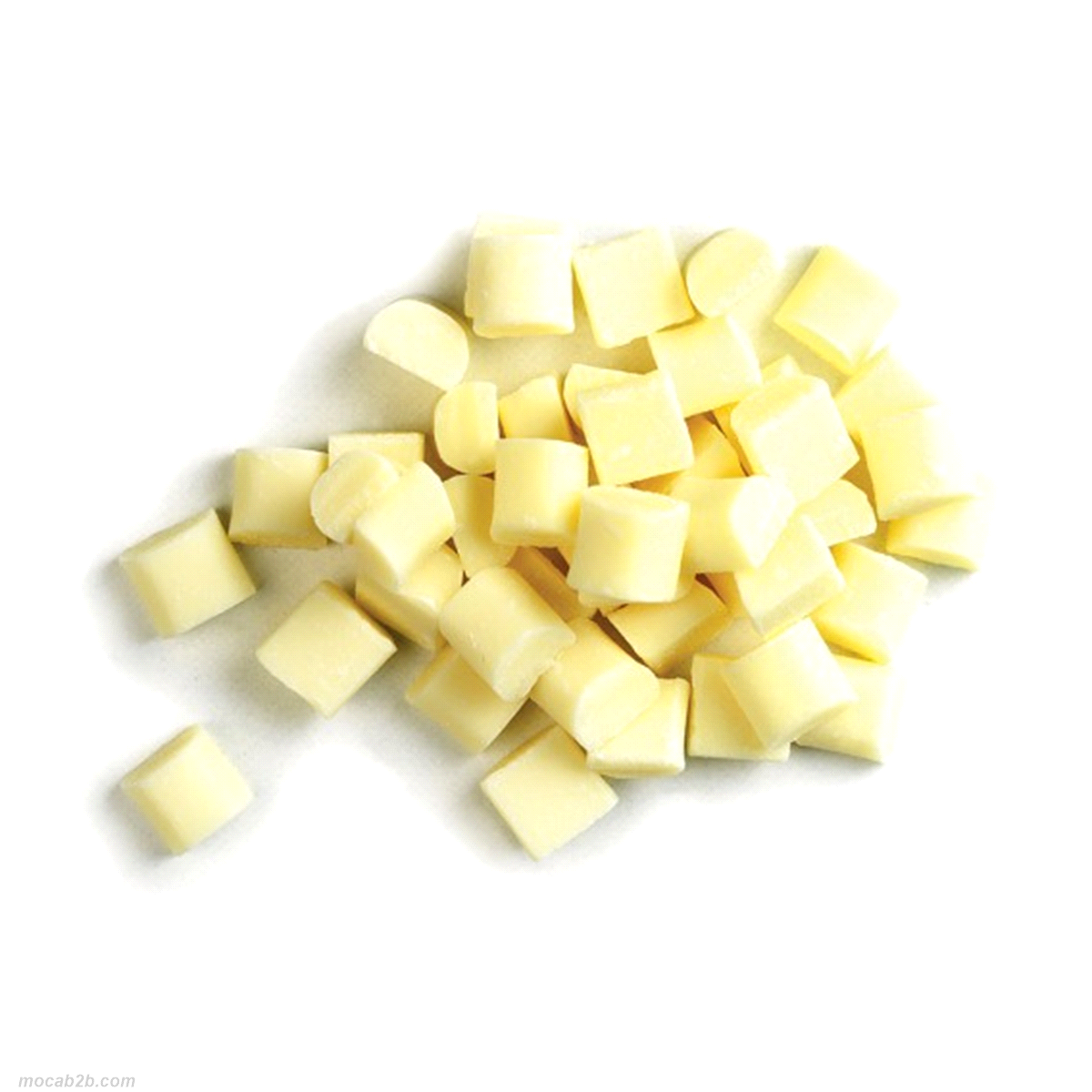 Con i White chunks di 100% delizioso cioccolato bianco belga è possibile conferire un tocco ricco e gradevole a torte, biscotti con scaglie di cioccolato, focaccine e rotoli. I chunk al cioccolato contengono meno burro di cacao per resistere a temperature fino a 200 °C. Inoltre, sono perfetti per i prodotti da forno che richiedono tempi di cottura medio-lunghi. Grazie alle grandi dimensioni, non si sciolgono completamente durante la cottura. 