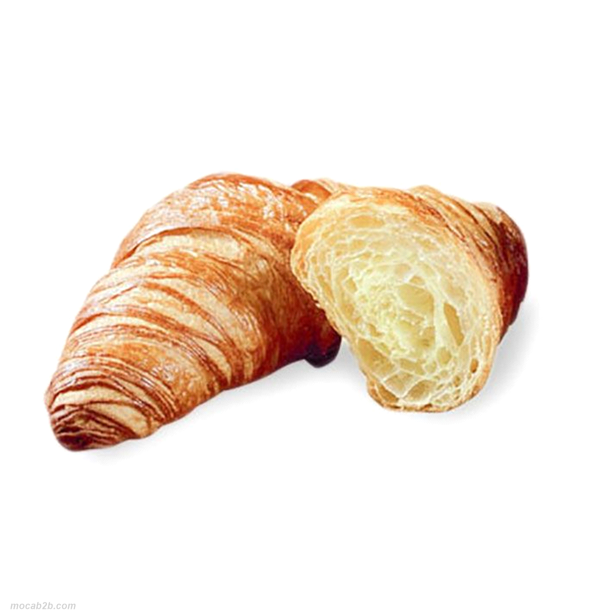 Croissant al burro. Prodotto da lievitare, da cuocere, surgelato. Croissant Heritage premium con una sfoglia regolare e dorata:
- selezione di ingredienti premiati: 24% di burro, 4,5% di zucchero di canna;
- una ricetta con del lievito madre che da delle note aromatiche al prodotto;
- una ricetta senza aromi e coloranti artificiali e senza grassi idrogenati; 