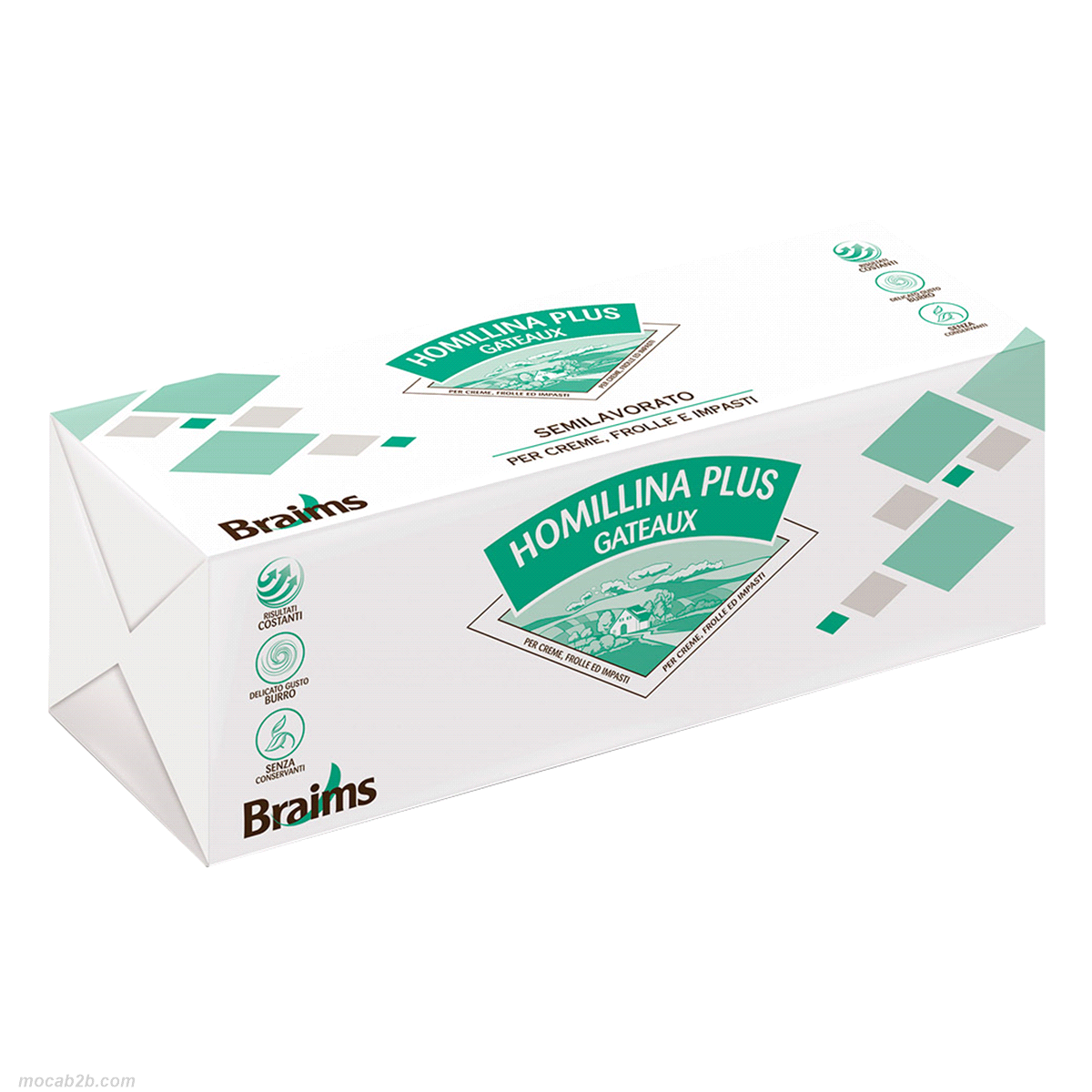 Melange per creme, frolle e impasti. Risultati costanti; Delicato gusto burro; Consistenza e definizione ideali della frolla stampata; Buon volume e tenuta della crema; Senza conservanti 