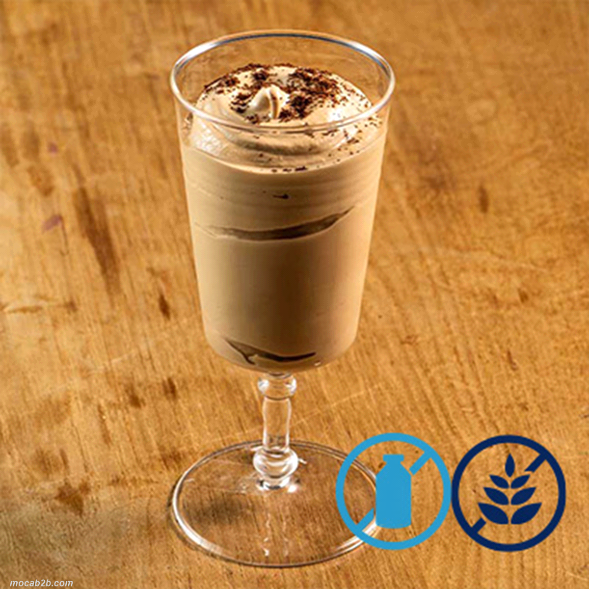 Prodotto fast per realizzare gelato o sorbetto al caffè senza glutine e senza lattosio. Basta aggiungere solo acqua. 
