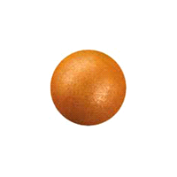 63 Sfere in cioccolato bianco cristallizzate oro, ø 2,6 cm 