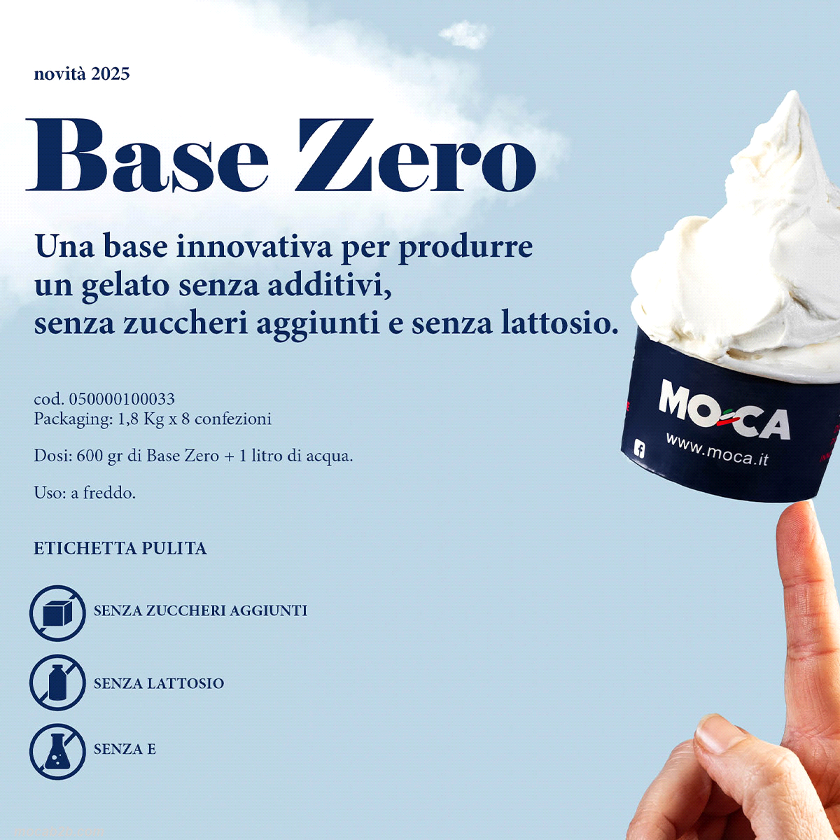 BASE ZERO x1,8Kg (8) DELIZIA