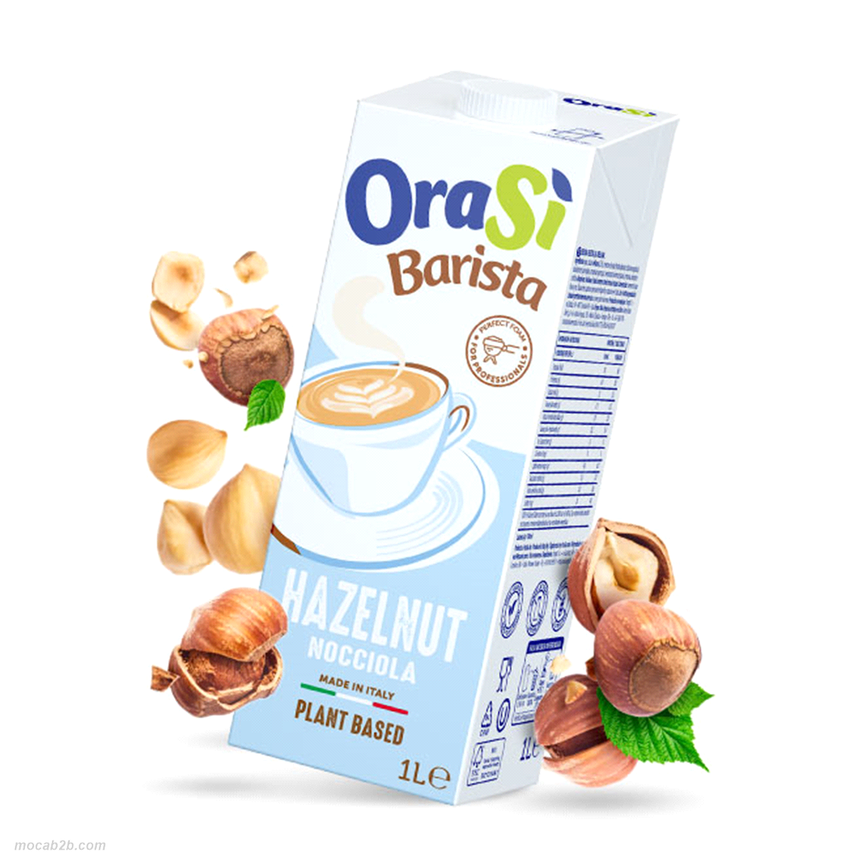 La bevanda di Nocciola è l’ingrediente ideale per preparare il perfetto cappuccino italiano, con un gusto ricco e intenso e una schiuma densa e cremosa. Perfetta per la latte art. 