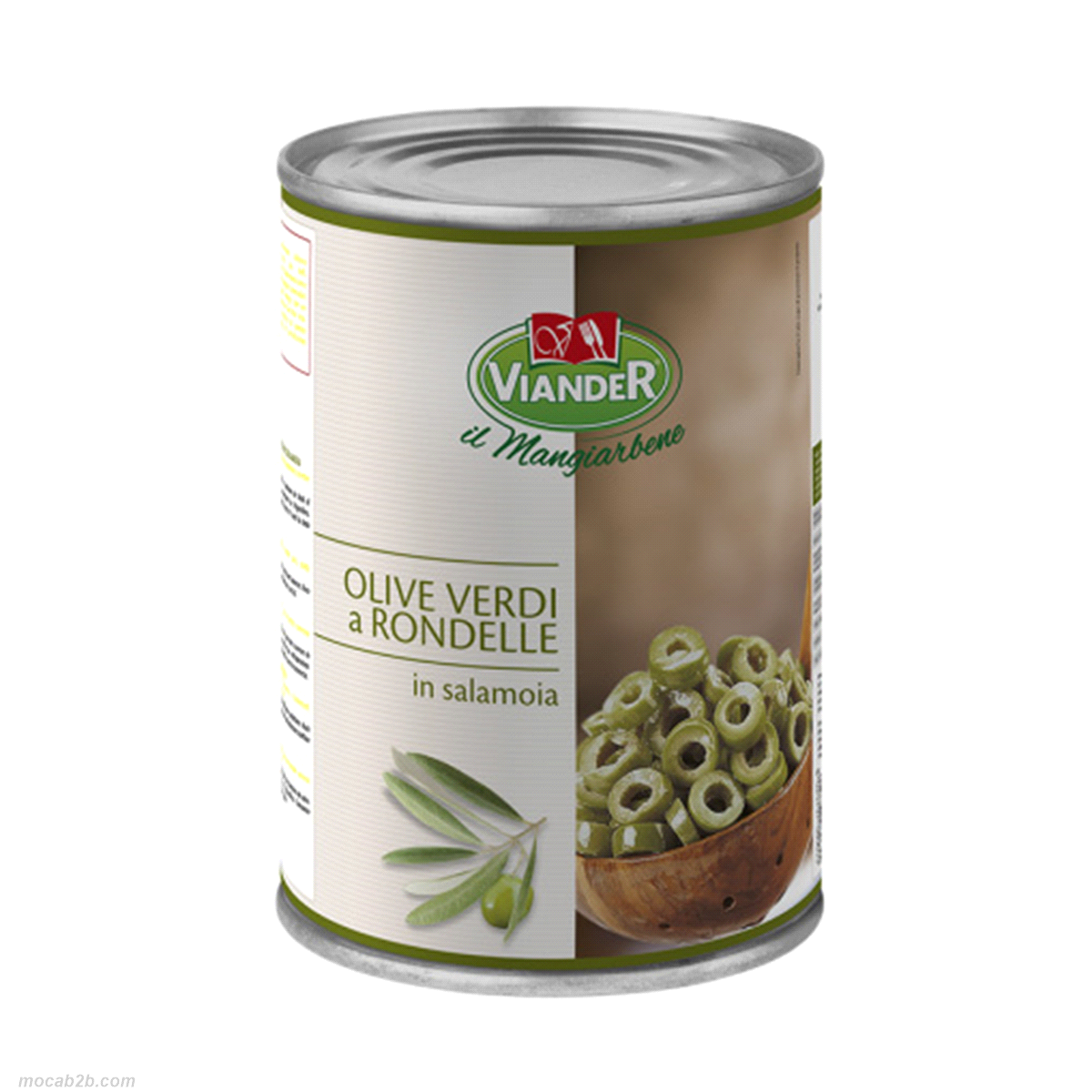  Olive verdi a rondelle 3300-A10. Peso sgocciolato: 1560g 