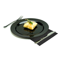 Descrizione articolo in fatturazione: PIATTI NERI SABERT cm26 x20pz   GIVI  ... 
