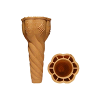 Dettagli tecnici (dimensioni espresse in mm.): h. 117 - diam. est. 50/56 int. 33
Pezzi per Confezione: 245
Confezioni per bancali 80x120: 56 