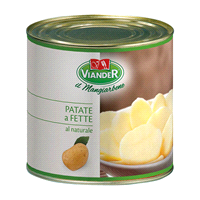 Patate a fette al naturale. 