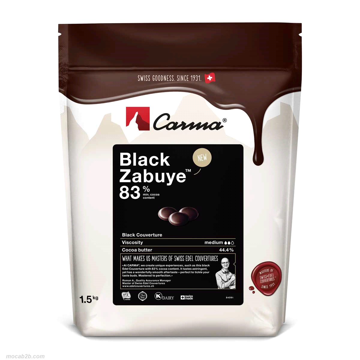 BLACK ZABUYE 83% G x1,5Kg (5) CARMA