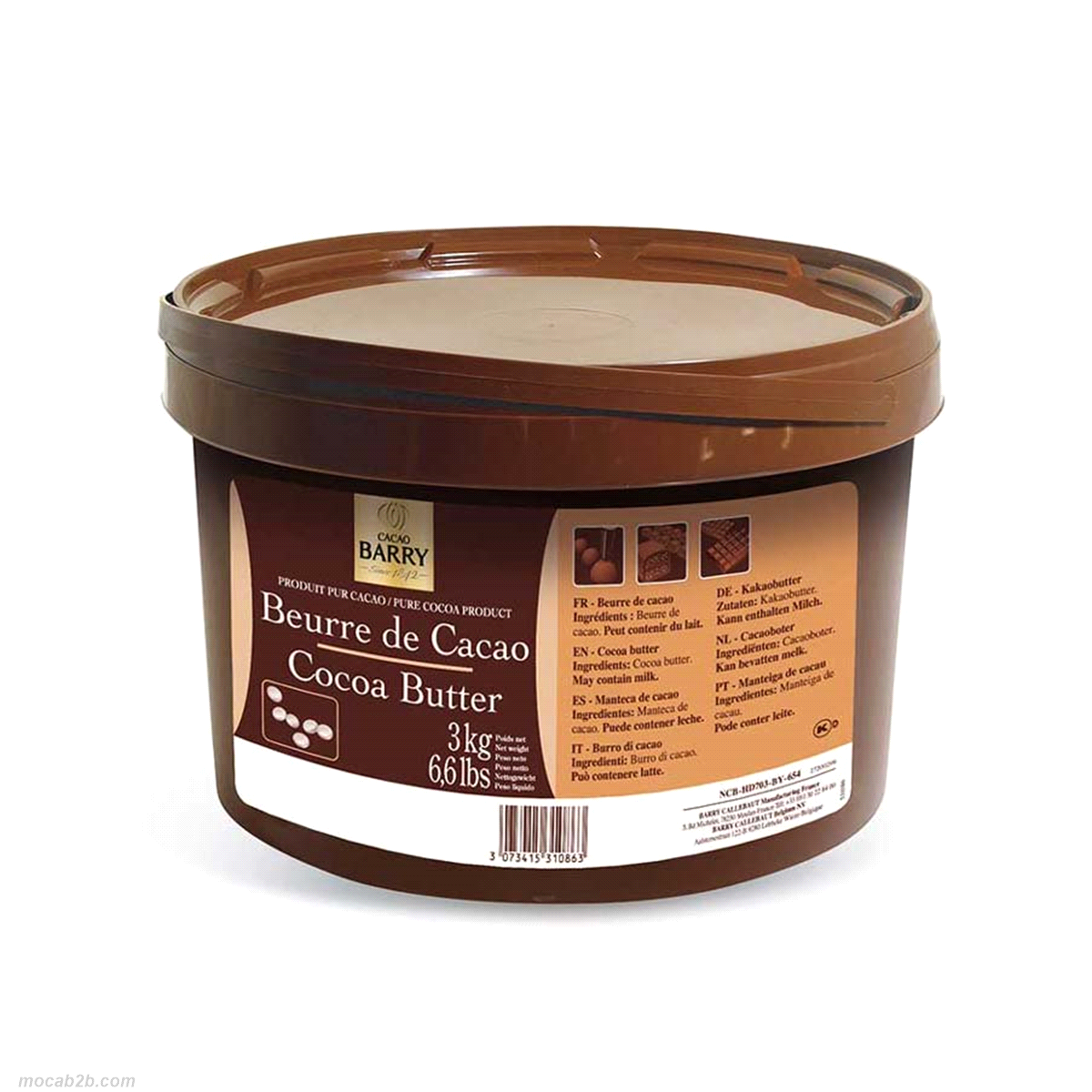 BURRO DI CACAO PISTOLES x3Kg   CARMA