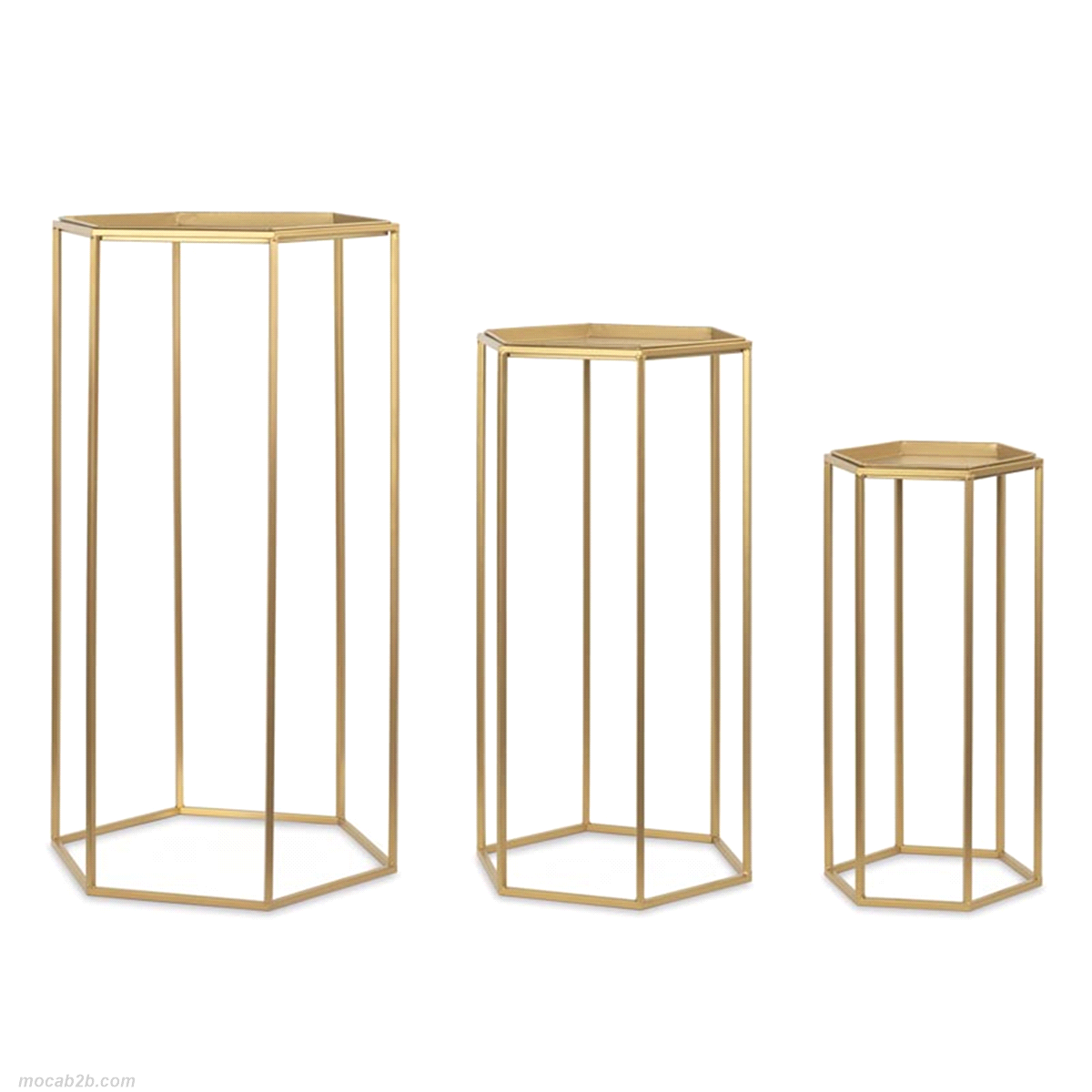 DISPLAY ESAGONALI ORO h60/h75/h90
