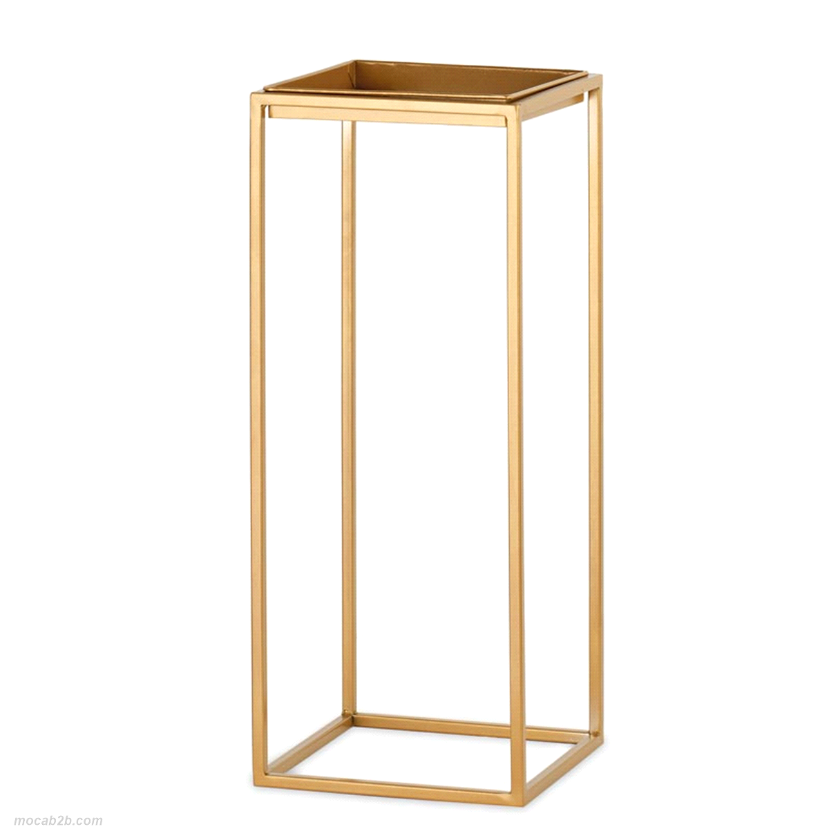 ALZATE QUADRATE ORO 22x22h55/30x30h90/..........SET x3pz