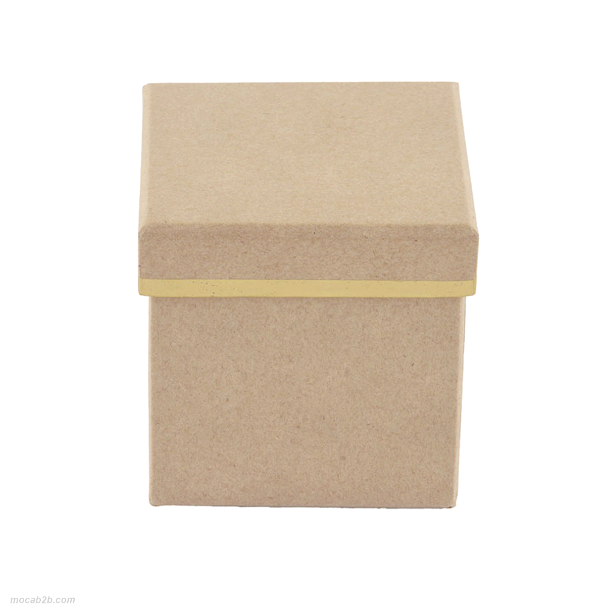 SCATOLA REGALO QUADRATA NATURALE 8x8x8