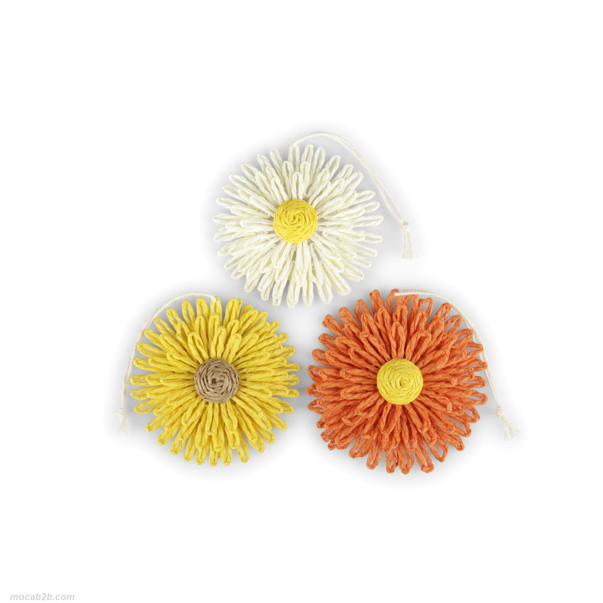 FIORI CREMA/ARANCIO/GIALLO @6x6pz