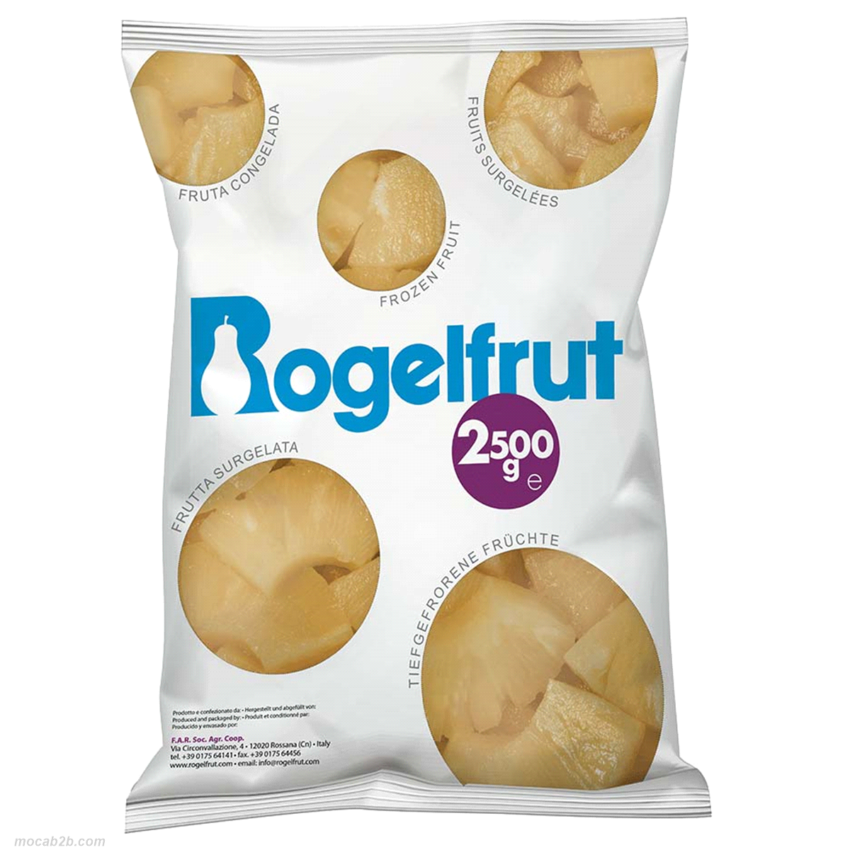 ANANAS PEZZI SURGELATO x2,5Kg ROGELFRUT