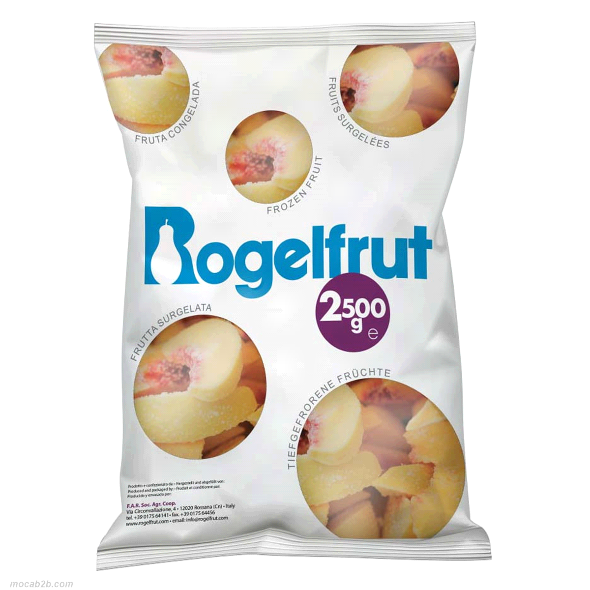 PESCHE A FETTE SURGELATE 2x2,5Kg ROGELFRUT