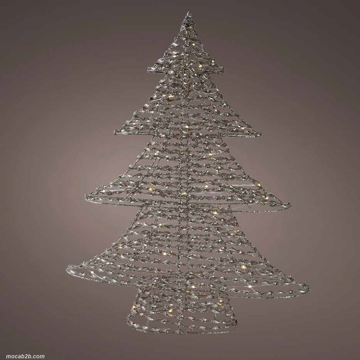 ALBERO ORO MICRO LED BIANCO 11x48 h.60
