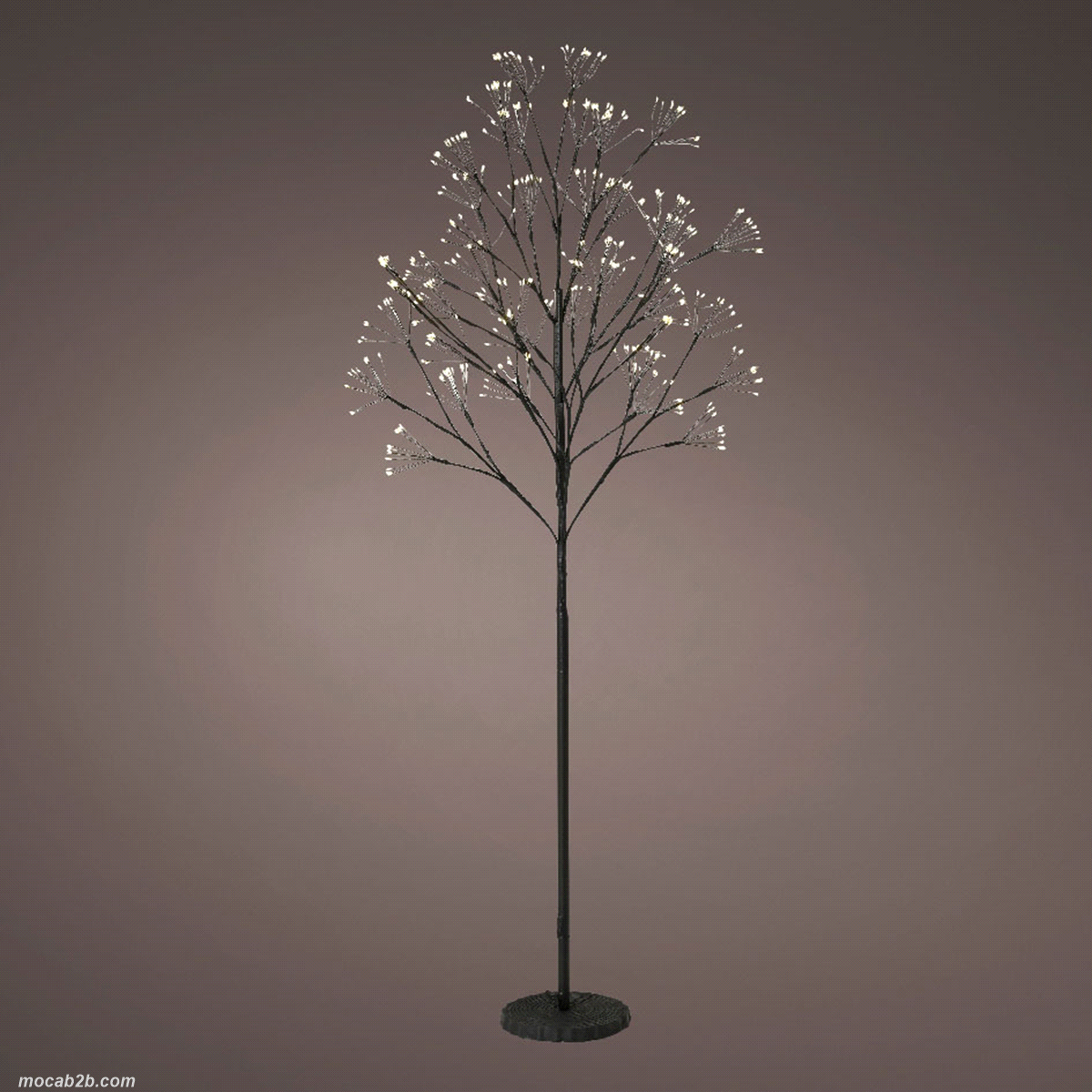 ALBERO NERO MICRO LED @60h. 150cm