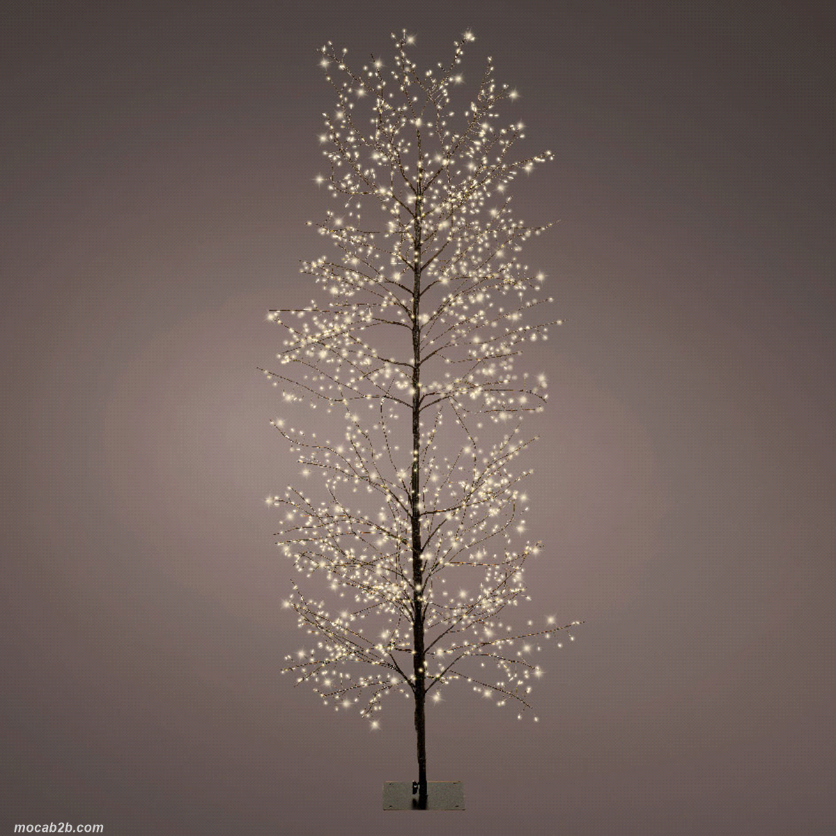 ALBERO NERO MICRO LED @70h. 180cm