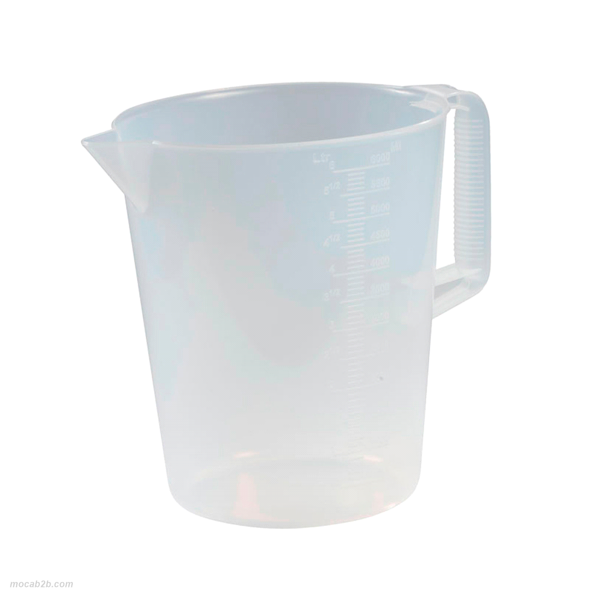 CARAFFA GRADUATA TRASPARENTE 6LT MARTELLATO