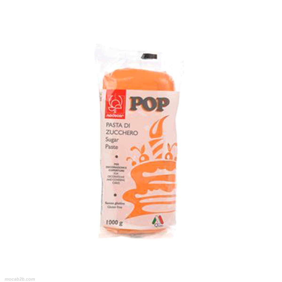 PASTA DI ZUCCHERO POP ARANCIO x1kg MODECOR