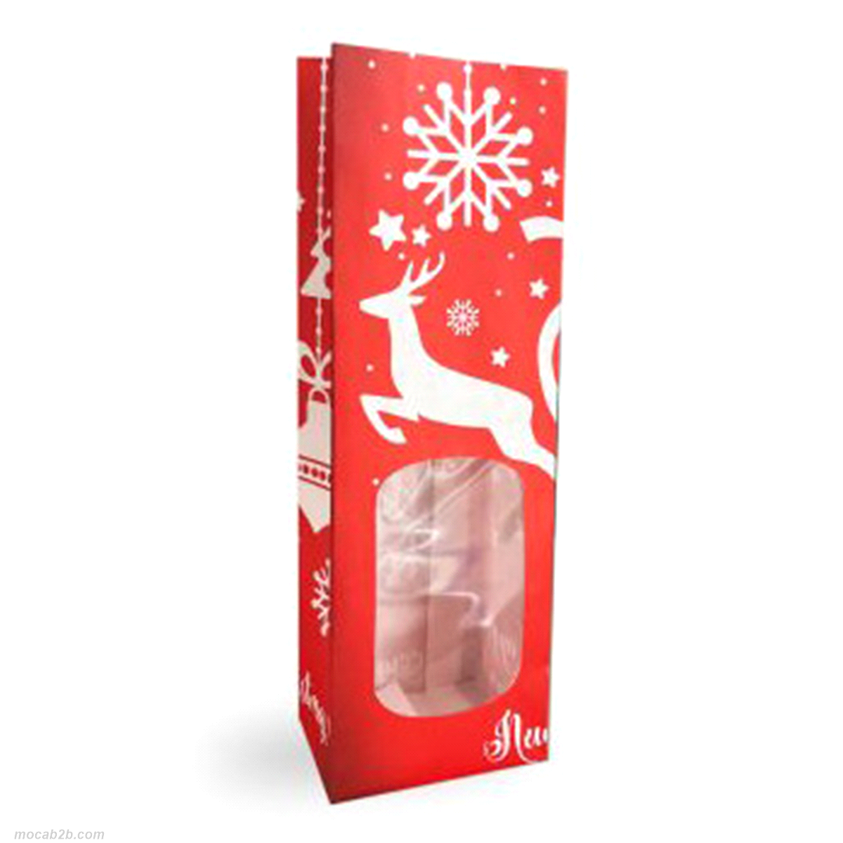 SACCHETTO RENNA/DEC. DORATE 80+50x240 x50pz