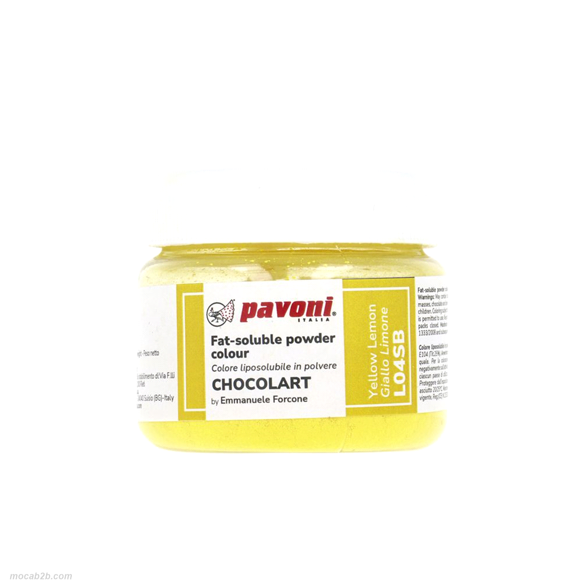 COLORE POLVERE LIPOSOLUBILE GIALLO LIMONE (L04SB) PAVONI