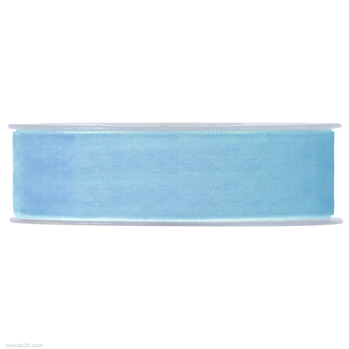NASTRO VELVET RIBBON LIGHT BLUE 25mmx9mt