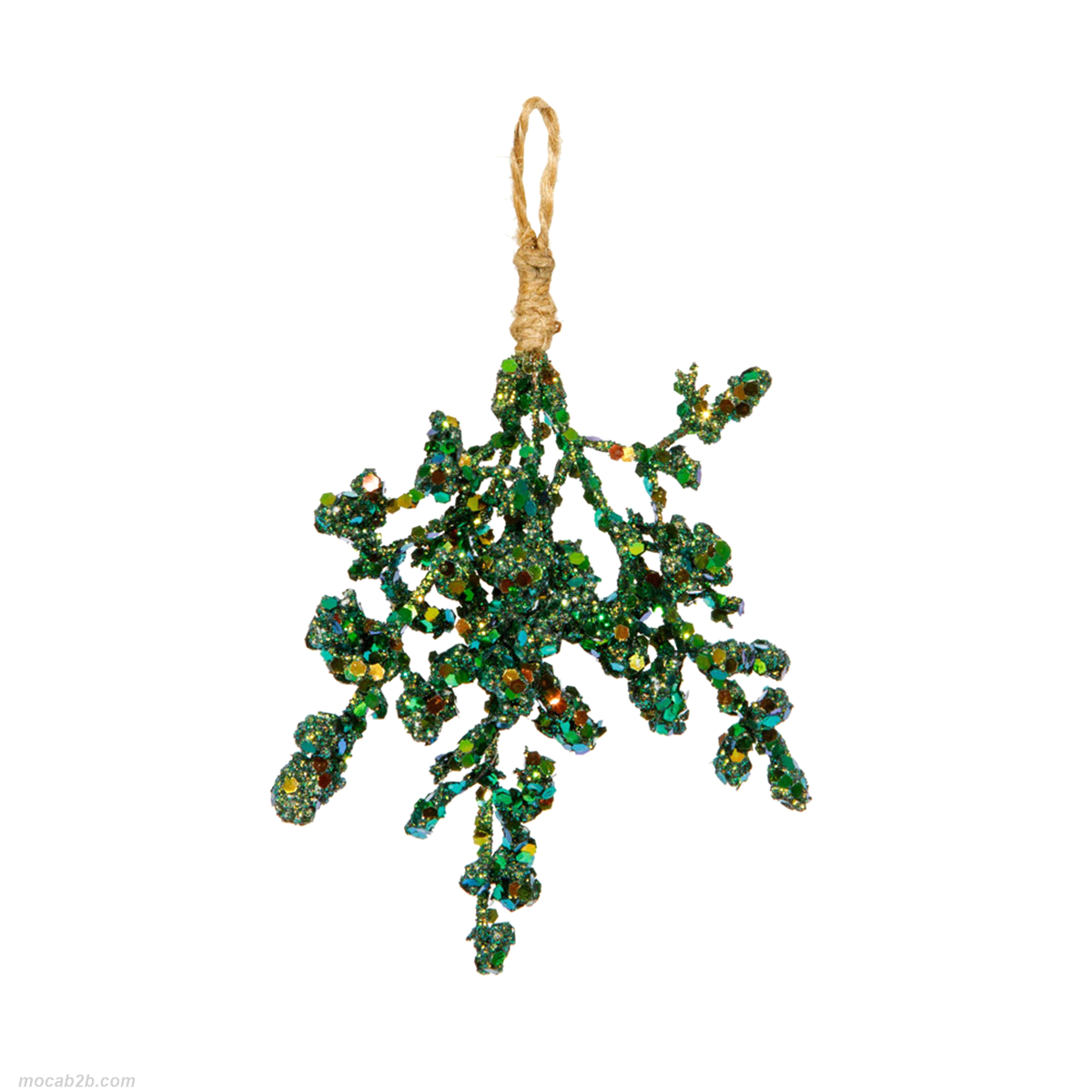 PICK AUTUNNALE VERDE GLITTERATO h.15