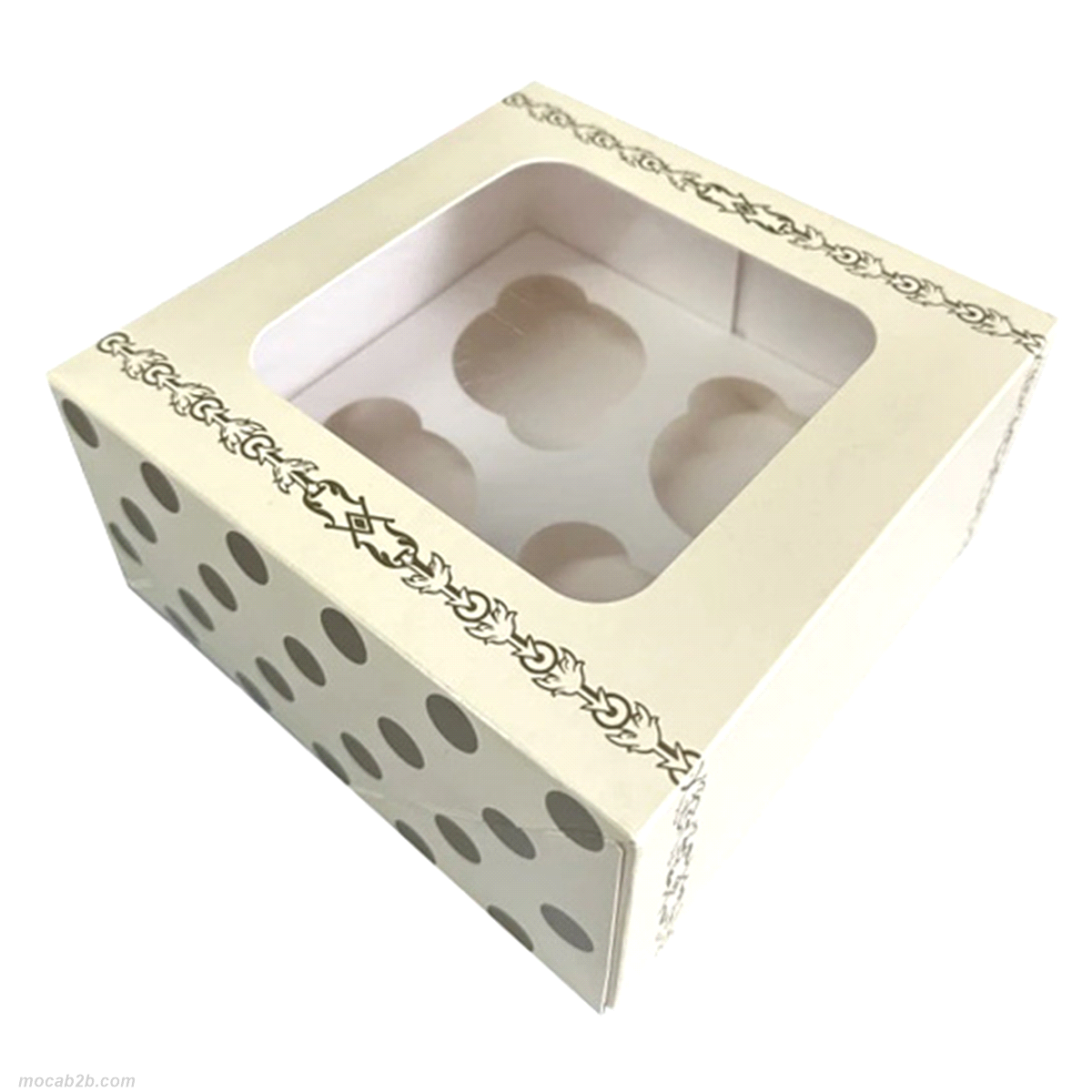 SCATOLA MUFFIN WANDY 17,5x17,5 xH8,5cm