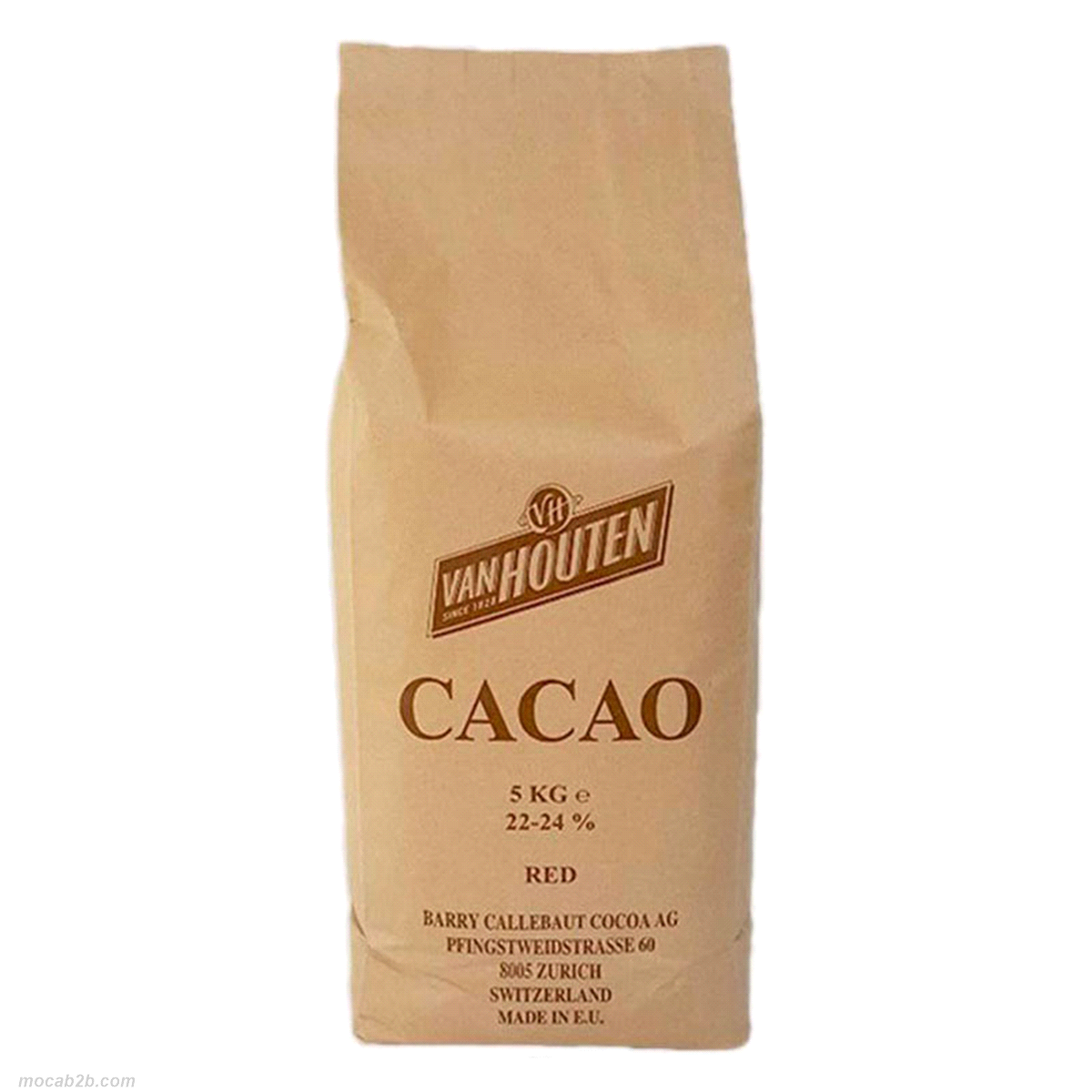 CACAO 22/24 ROSSO x5Kg VANHOUTEN