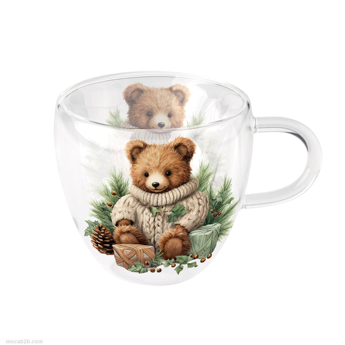 BICCHIERE DOPPIO CUDDLE BEAR 0,2 lt. 