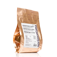 Strutturante per gelati e sorbetti composto da addensanti di origine naturale, certa e tracciabile, e fibre di agrumi. Non contiene derivati del latte. Si raccomanda utilizzo a caldo (85°C). Gelato e sorbetto 3-5 g/kg di miscela. 