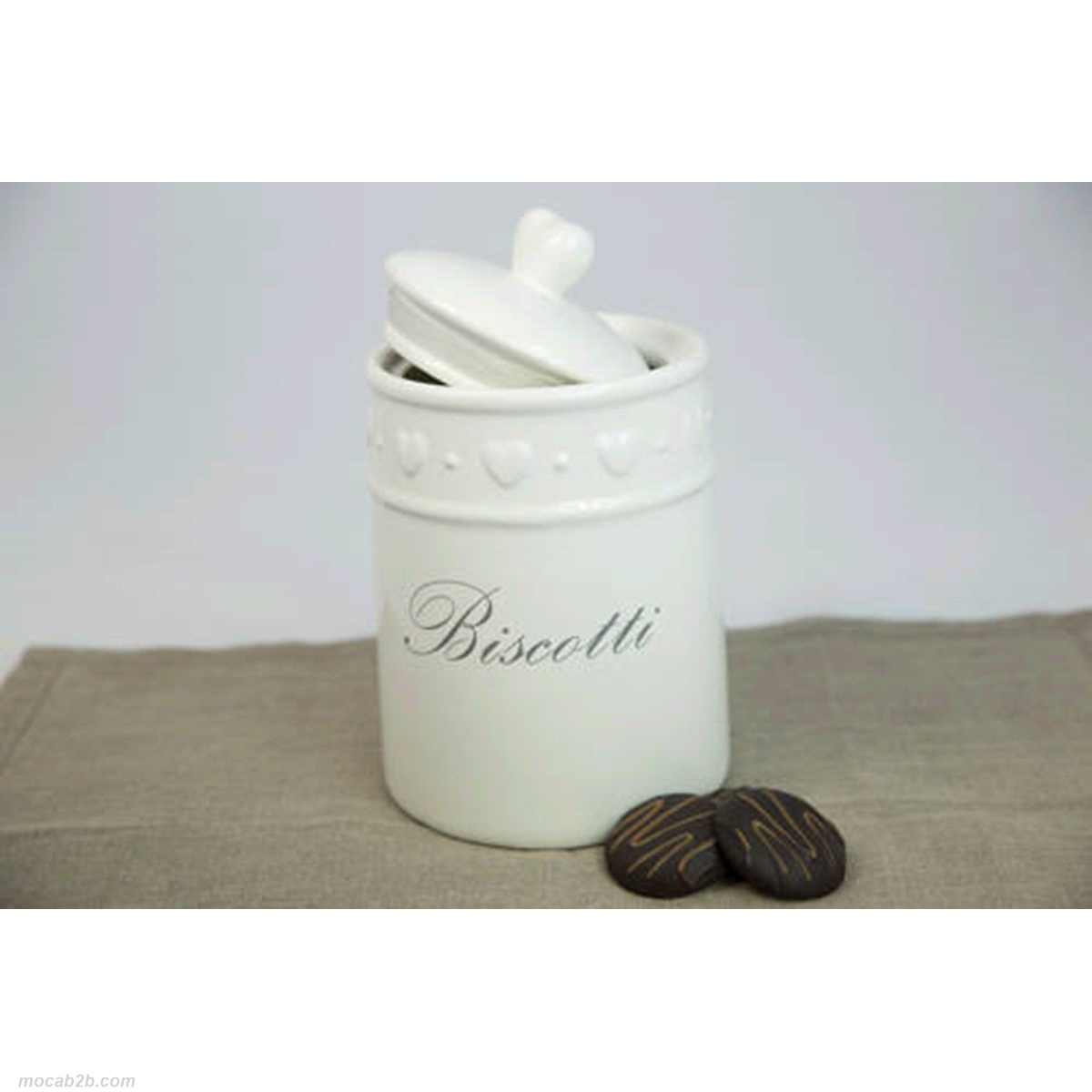 BARATTOLO BISCOTTI CUORI BIANCO h.22 