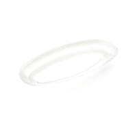 Pratico ed elegante vassoio in plastica trasparente, adatto per profitterol e per ogni tipo di semifreddo e dolce al cucchiaio. Disponibile in diverse misure. Materiale PS - Misura (L) 450 X (B) 230 X (H) 46. 