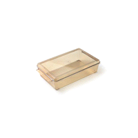 Ideale per servire il più classico dei dolci al cucchiaio. Materiale PS - Misura(L) 160 X (B) 108 X (H) 55 - Capacità 490 - Colore Fume. 