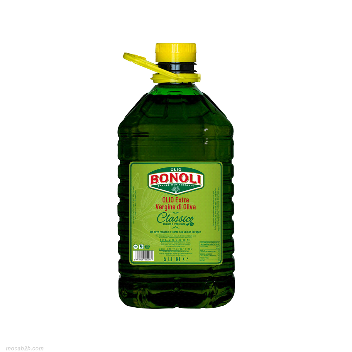 Olio Bonoli da 5 L in PET.
Una varietà adatta ad ogni tipo di utilizzo per i professionisti e non solo. 