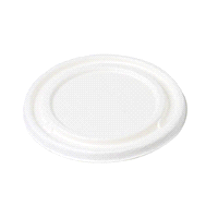 Coperchio coppa monouso, polpa cellulosa, biodegradabile, compostabile, bianco, ø 13, 120°- 30
