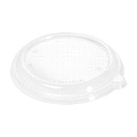 Coperchio ciotola monouso, rpet, pet riciclato, trasparente, per insalatiera elegance 900/1200 ml, non adatto a cibi caldi. 