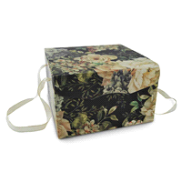 Scrigno portapanettone basso retro