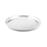 Contenitori in alluminio extra rigidi, adatti alla preparazione delle pizze e crostate. Dimensioni: 26xh.2cm 