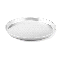 Contenitori in alluminio extra rigidi, adatti alla preparazione delle pizze e crostate. Dimensioni: 28xh.2cm 