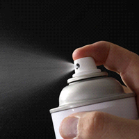 Gomma lacca lucidante spray per alimenti. 