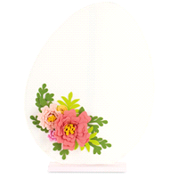 Descrizione articolo in fatturazione: UOVO FELTRO CON FIORI 54x70cm  ... 