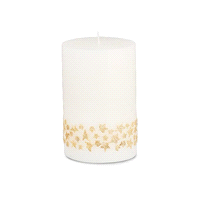CANDELA STELLE GLITTER ORO d.10 h.15 
