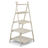 SCAFFALE LEGNO SBIANCATO 68x65h150 