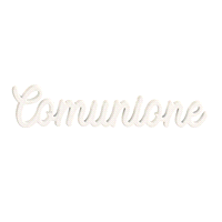 Decorazione comunione bianco. 