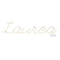SCRITTA LAUREA LED 72,5 x 15 cm 