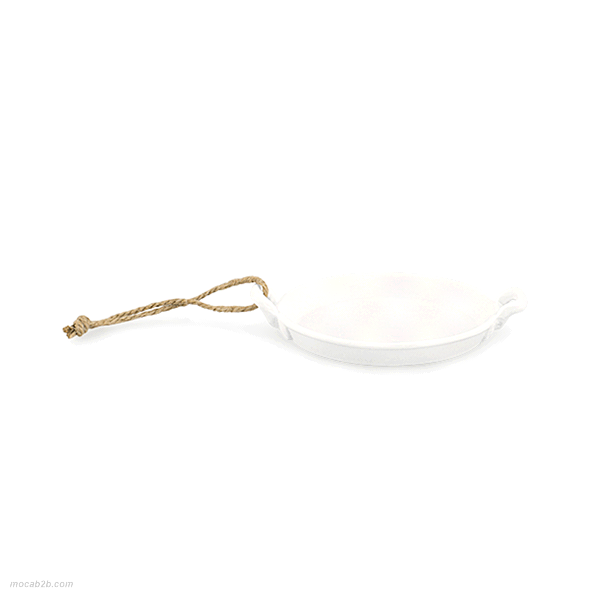 PAELLERA BIANCA CERAMICA CON SCATOLA 