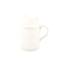 MUG C/COPERCHIO GALLINA DECORO BIAN. 