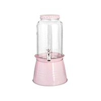 DISPENSER ROSA C/RUBINETTO h26 